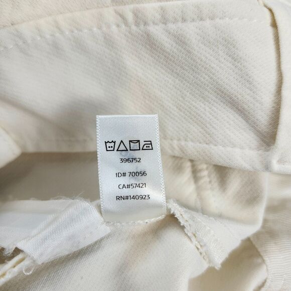 LOFT Cream Utility Skirt Button Front Safari Military Cotton Twill Size 12 - Picture 5 of 9